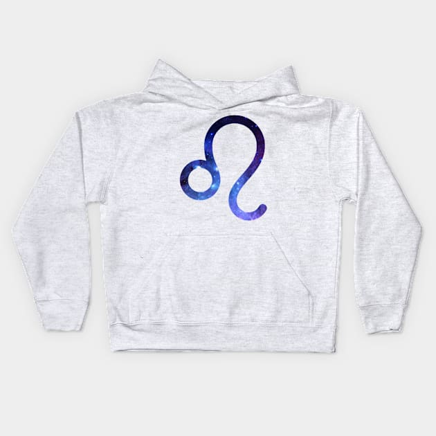 leo zodiac sign Kids Hoodie by Sloop